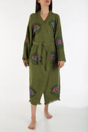 Aria - Green Handmade Kimono