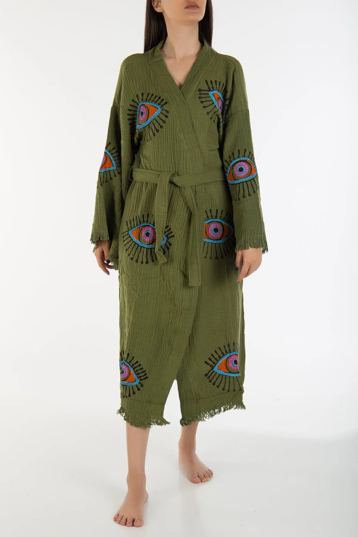 Aria - Green Handmade Kimono