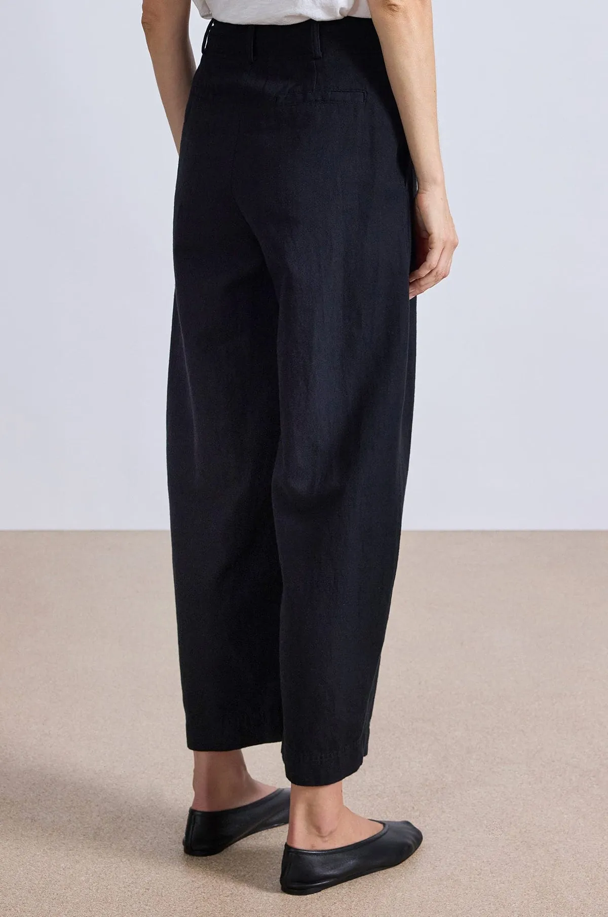 Bari Crop Trouser Black