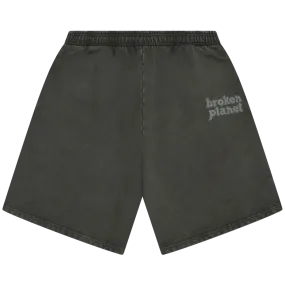 Broken Planet Basics Shorts - Washed Soot Black