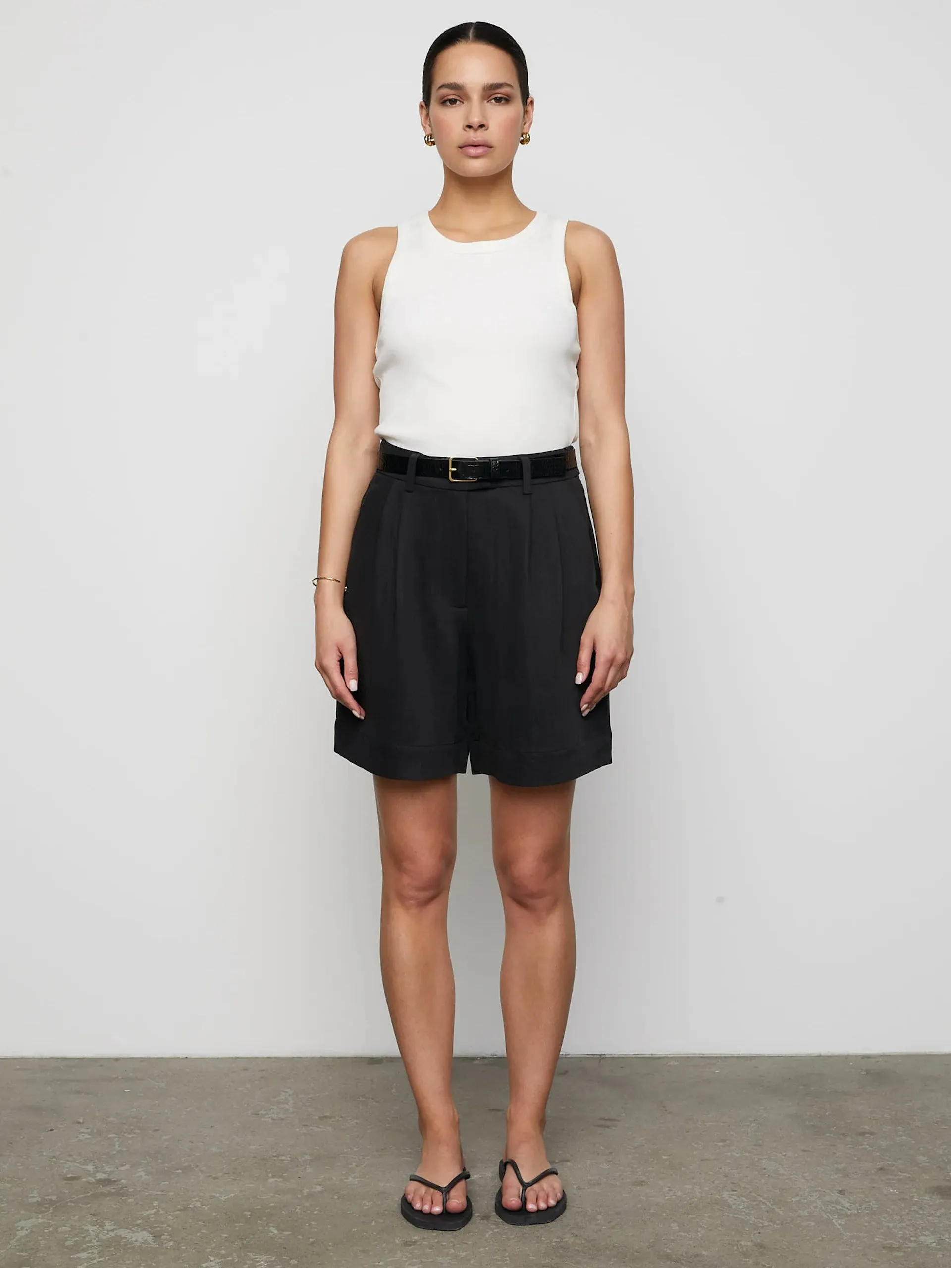 CAMILLA PIHL DARIA SHORTS SOFT BLACK