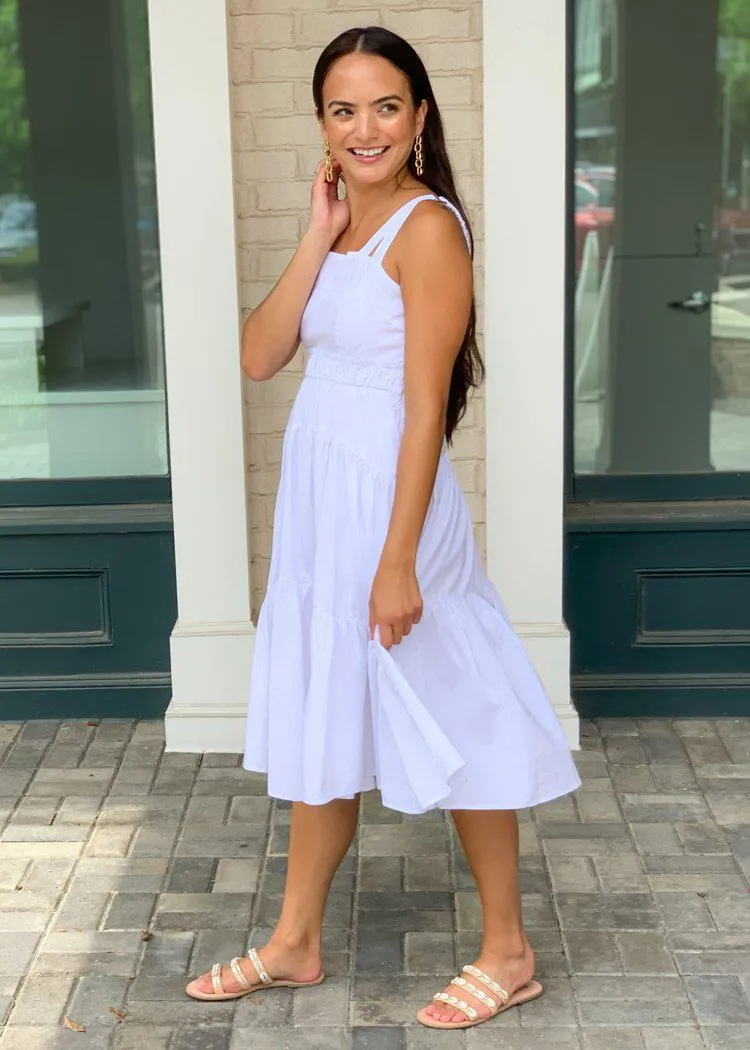 Caprice Tiered Midi Dress ***FINAL SALE***
