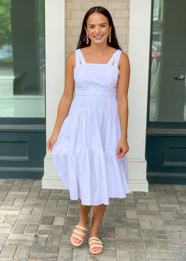 Caprice Tiered Midi Dress ***FINAL SALE***