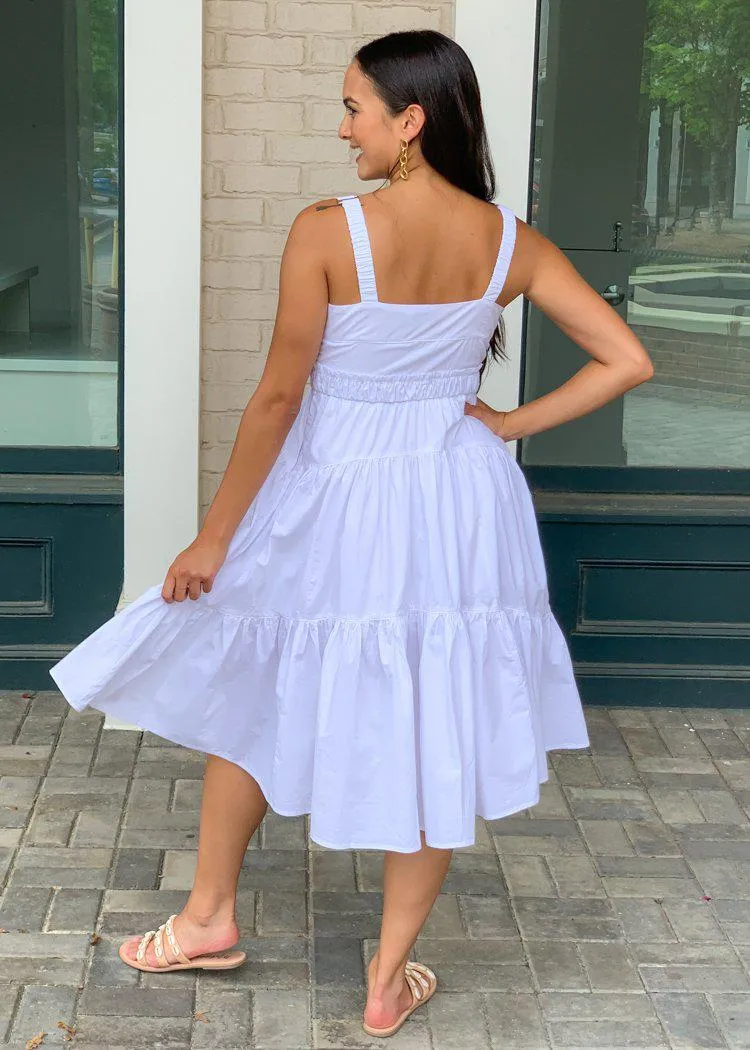Caprice Tiered Midi Dress ***FINAL SALE***