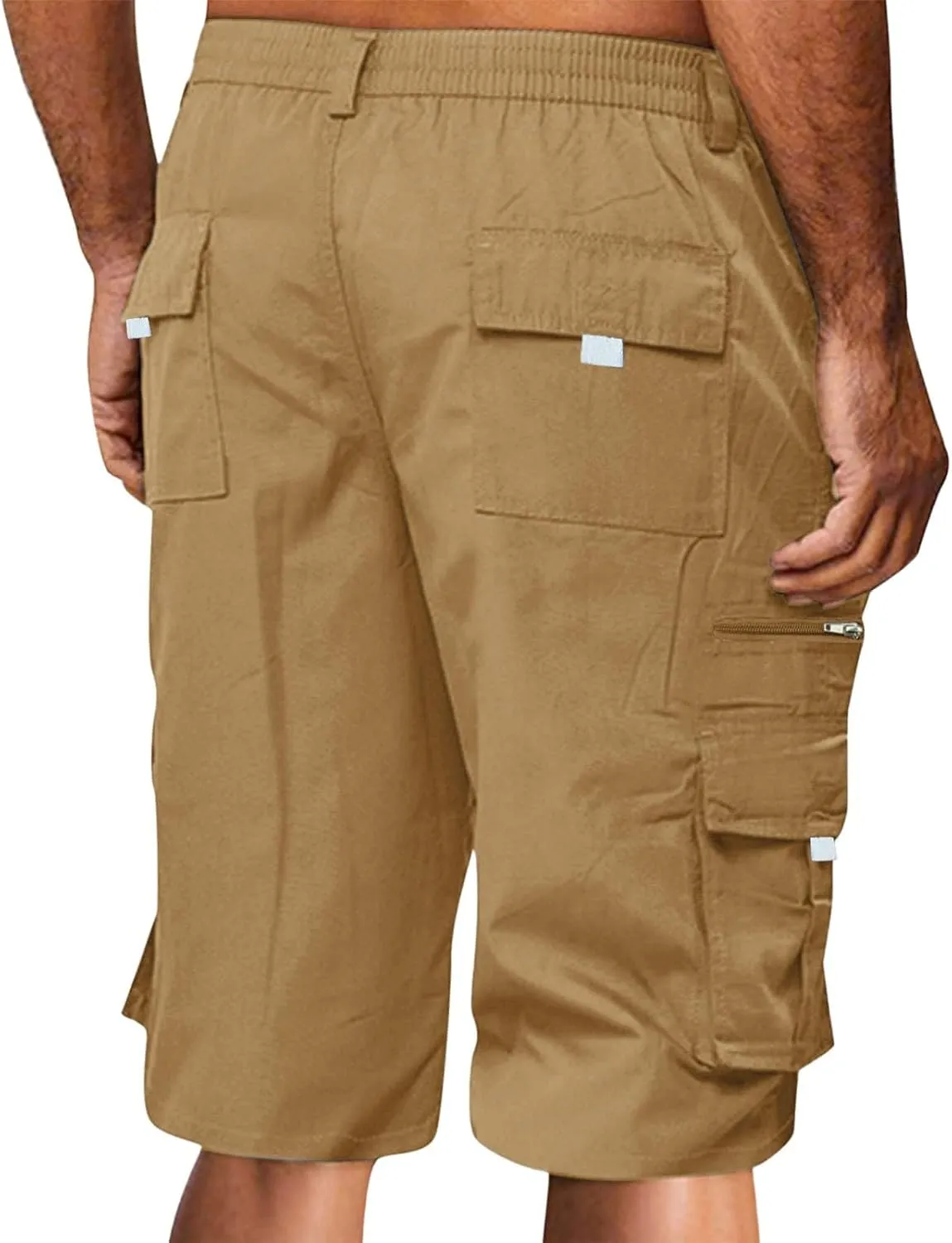 Cargo Shorts for Men Casual Bermuda Shorts Loose Hiking Shorts Outdoor Beach Running Athletic Shorts