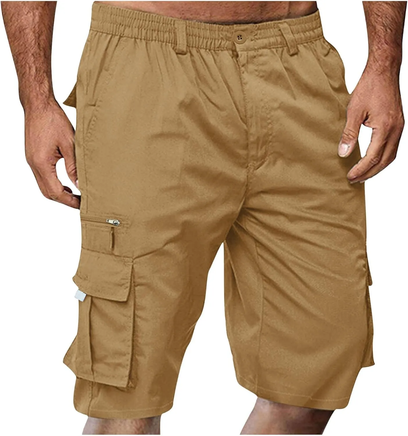 Cargo Shorts for Men Casual Bermuda Shorts Loose Hiking Shorts Outdoor Beach Running Athletic Shorts