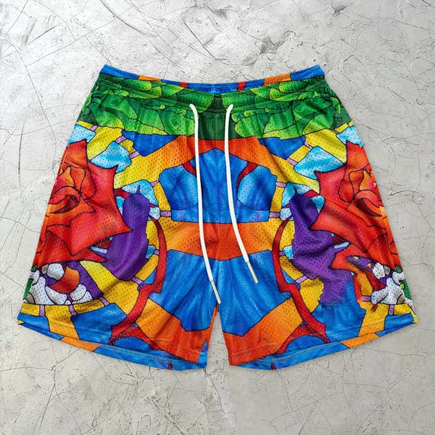 Contrasting Noble Luxury Fashion Casual Shorts