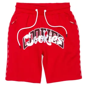 Cookies Loud Pack Interlock Red Sweat Shorts (1557B5852)