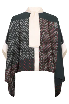 ERIC HAZE PRINT BLOUSE | GREEN