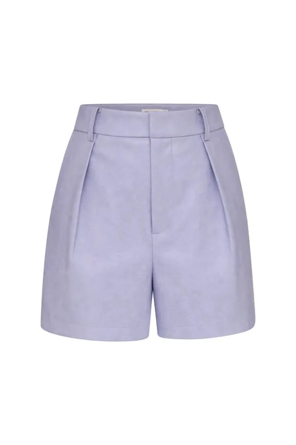 Faux-Ever Leather™ Pleated Shorts