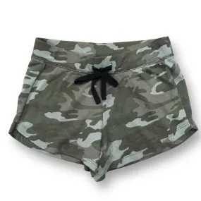 Girls Justice Size 10 Green Soft Knit Pull-On Camo Shorts