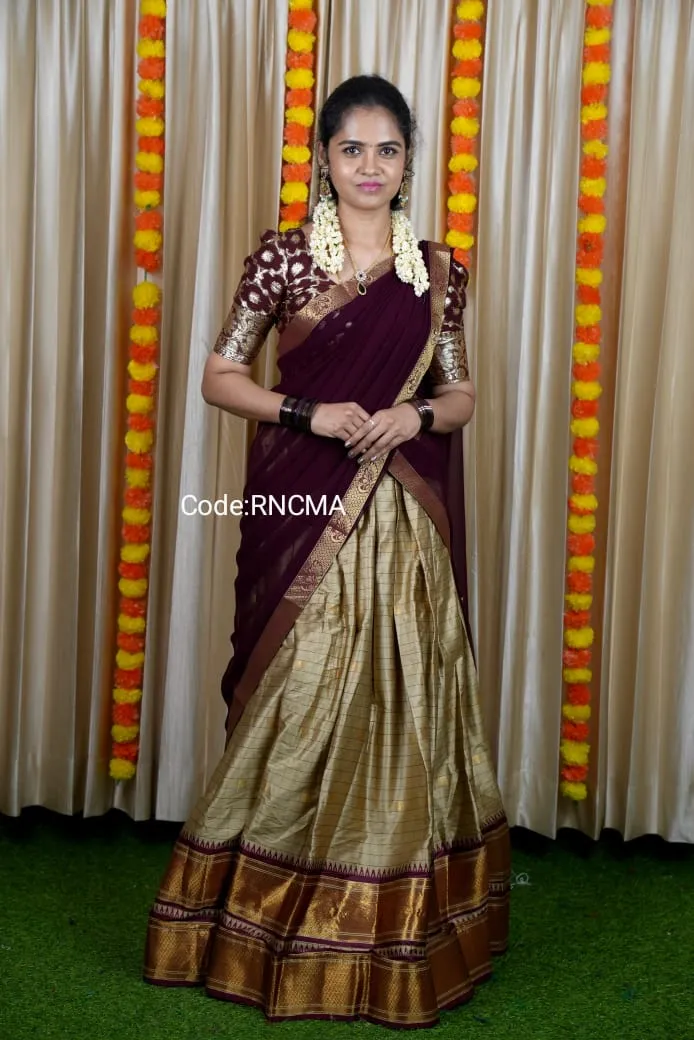 Half saree   Saree combo prebook🥳