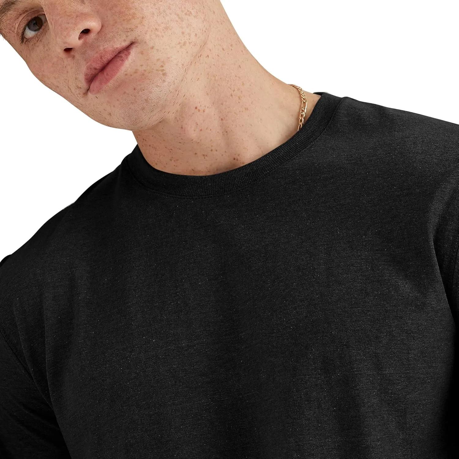 Hanes Men's Originals Long Sleeve T-Shirt, Lightweight Tri-Blend Jersey Tee for Men, Available in Tall