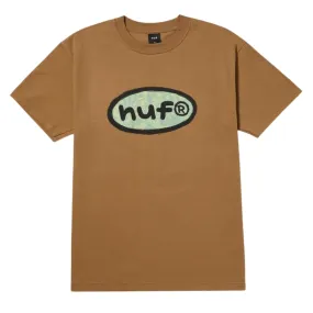 Huf Pencilled In T-Shirt - Camel