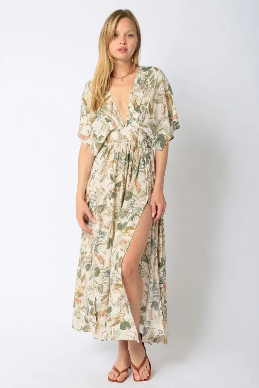 Jacqueline Maxi Dress - Olive [S-L]