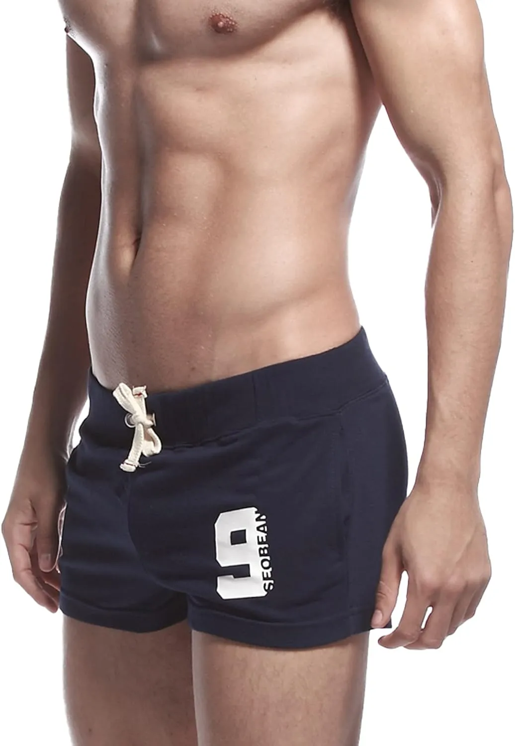 JOINFUN Men's 3 Inch Running Athletic Workout Shorts Soft Cotton Pajama Shorts Sleep Bottom