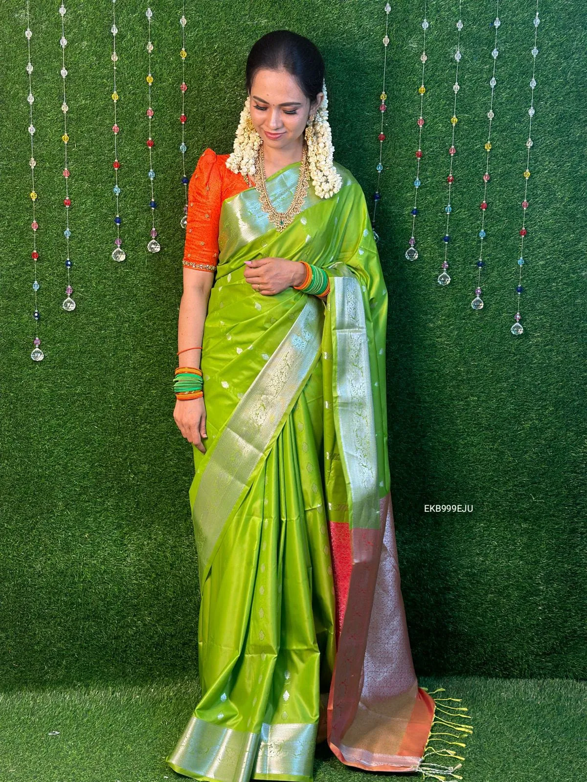 Kanchi semi soft silk saree.🥳