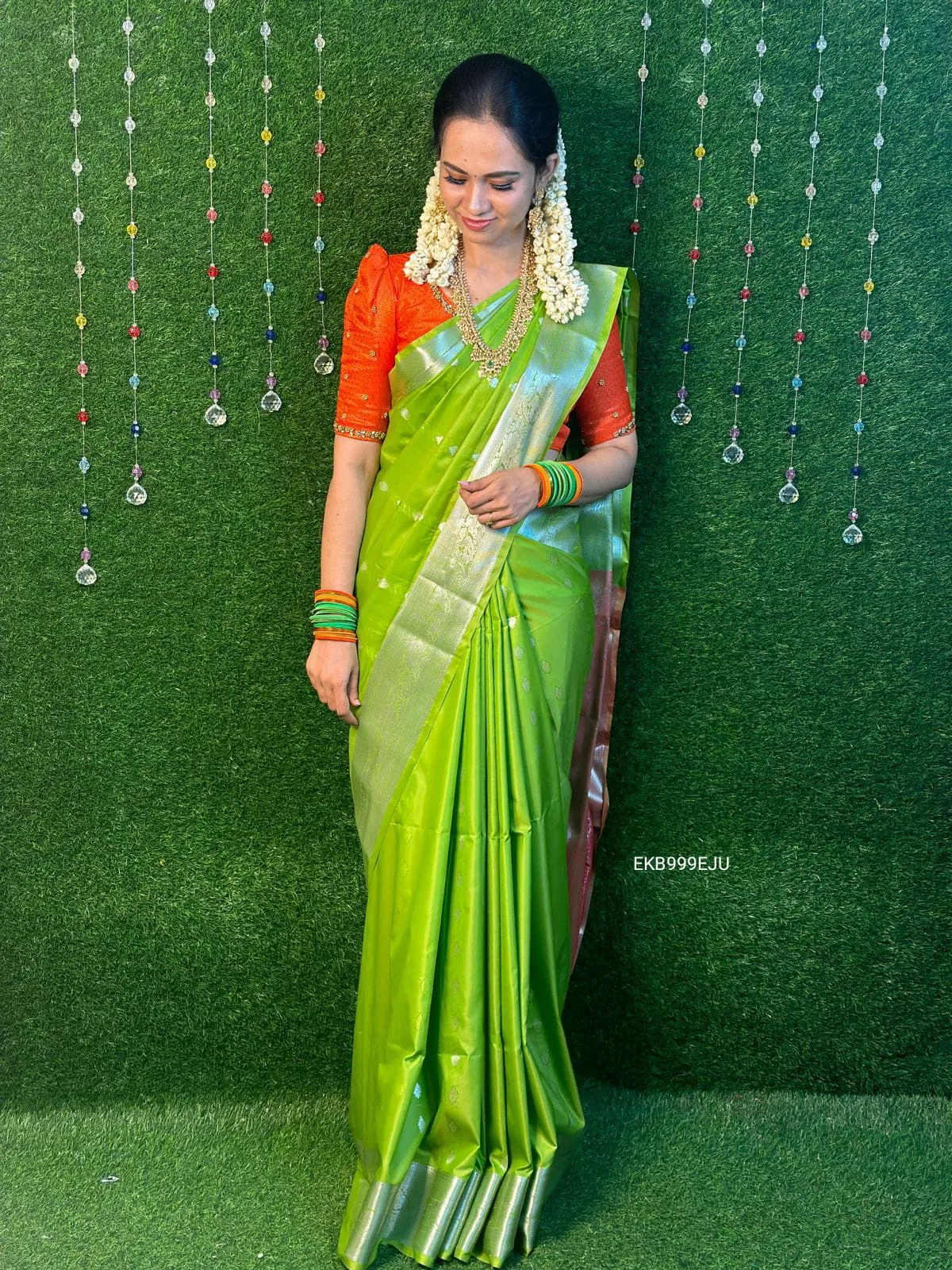 Kanchi semi soft silk saree.🥳