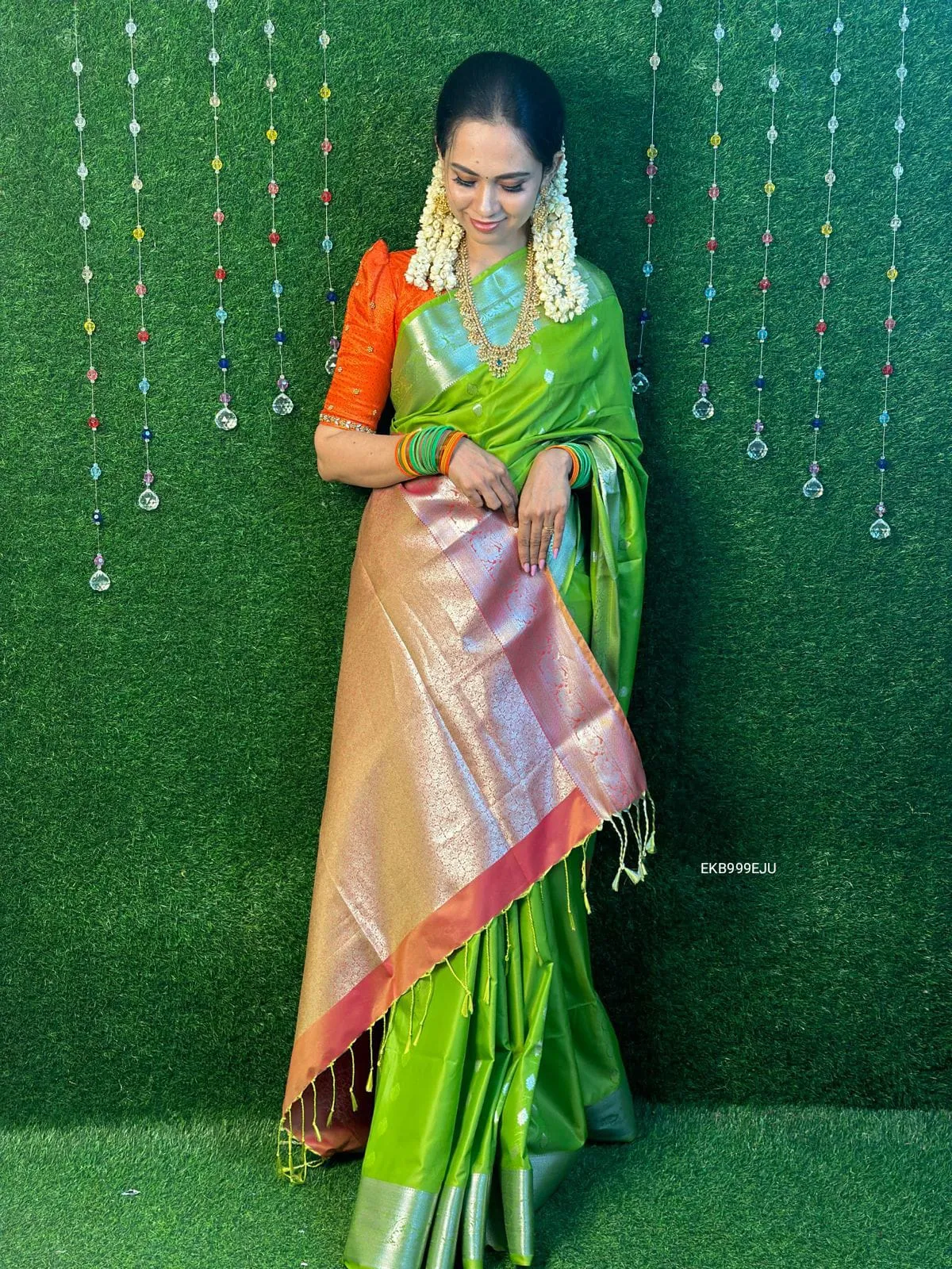 Kanchi semi soft silk saree.🥳