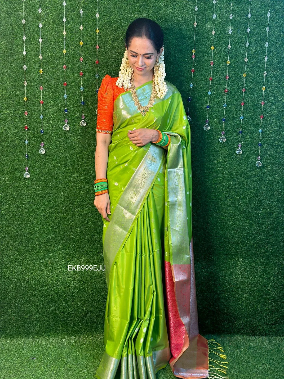 Kanchi semi soft silk saree.🥳