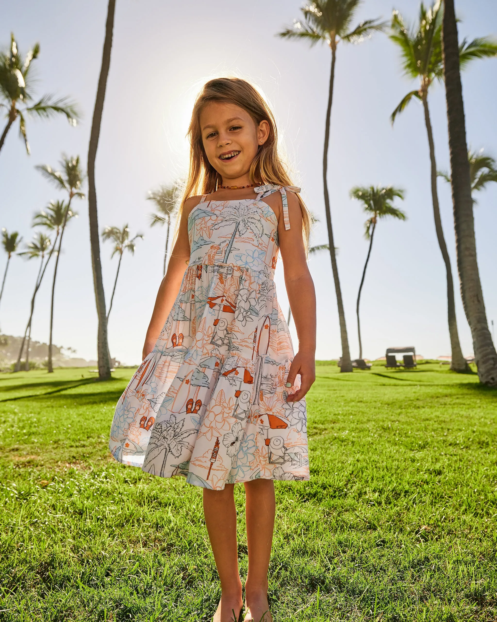 Kenny Flowers x Mauna Kea – The Island Time - Girls Resort Dress