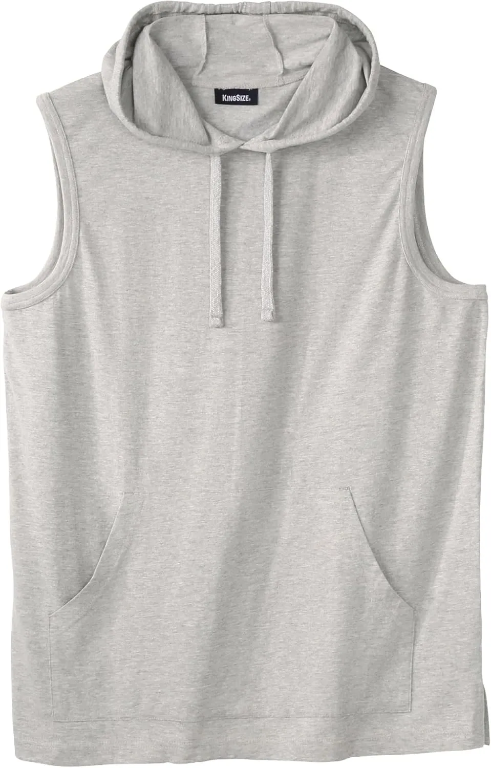 KingSize Men's Big & Tall Lightweight Muscle Hoodie Tee