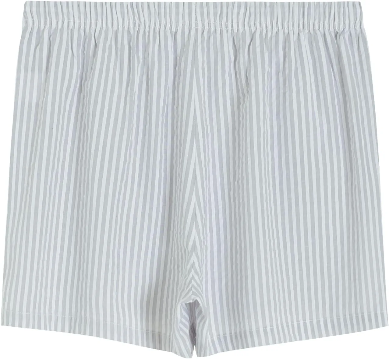 Latuza Women's Cotton Pajama Shorts Soft Seersucker Sleep Shorts Pack