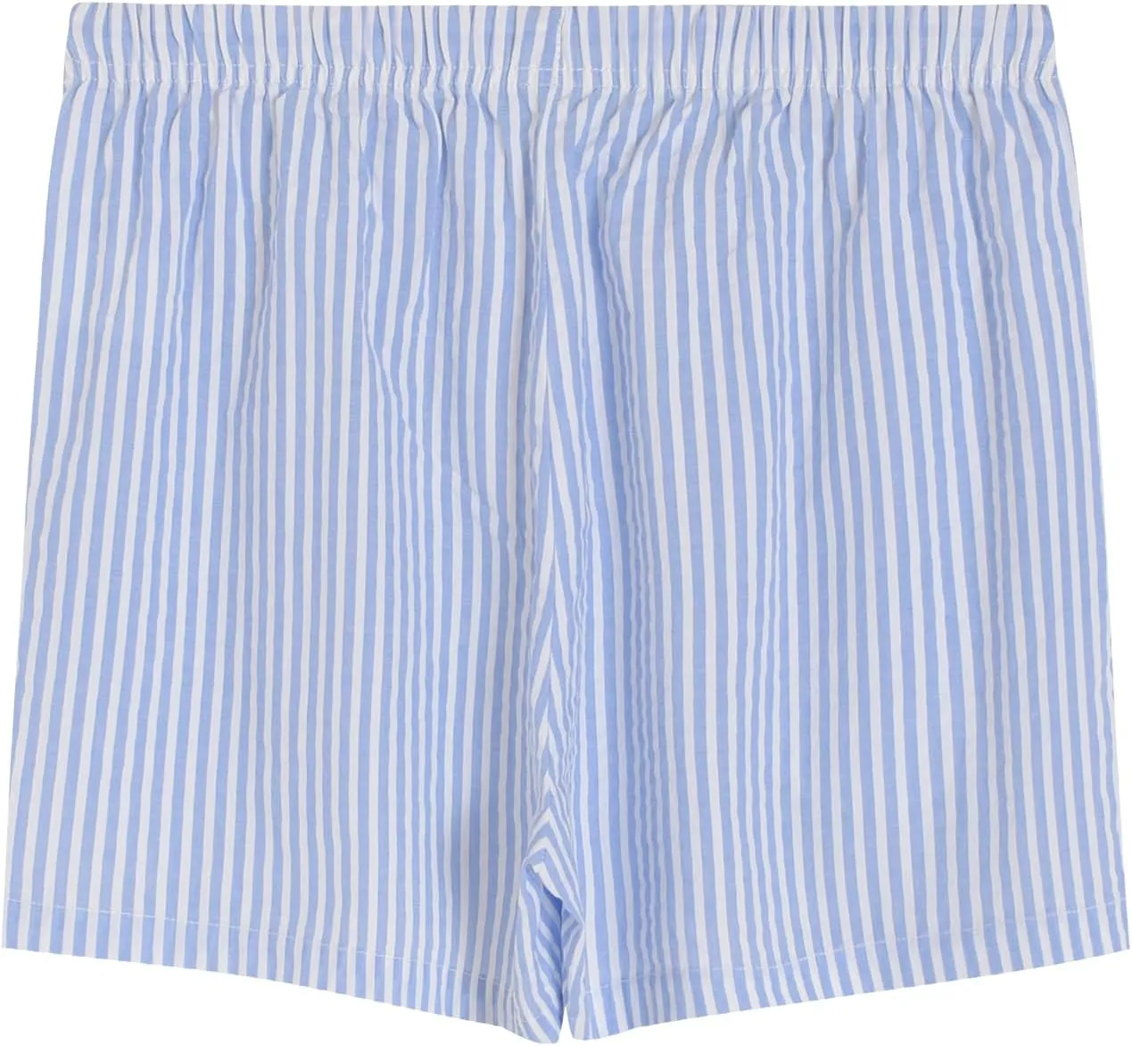 Latuza Women's Cotton Pajama Shorts Soft Seersucker Sleep Shorts Pack