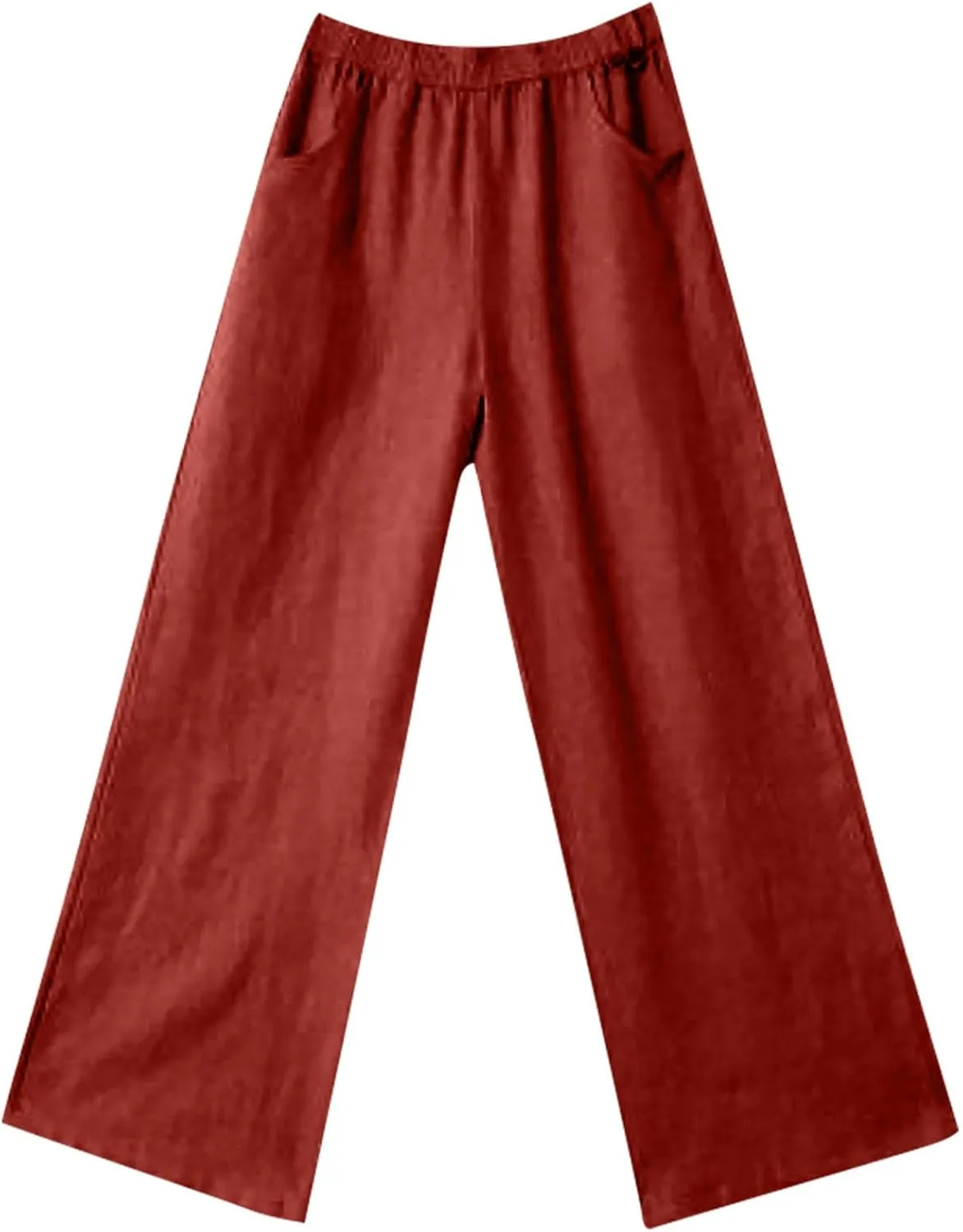 Long Pants for Women Straight Leg Loose Baggy Trousers Comfort Casual Lounge Palazzo Trouser Sweatpants