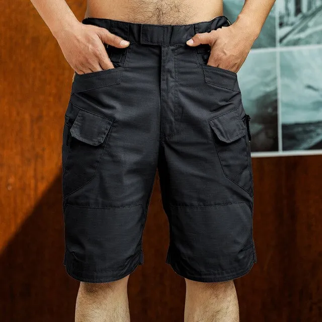 Men Tactical Shorts Hiking Urban Military Outdoor Cargo Shorts Ripstop Casual Multi-pockets Short Combat Hunting Fishing Bermuda