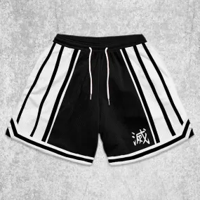 Men's Casual Print Panel Shorts