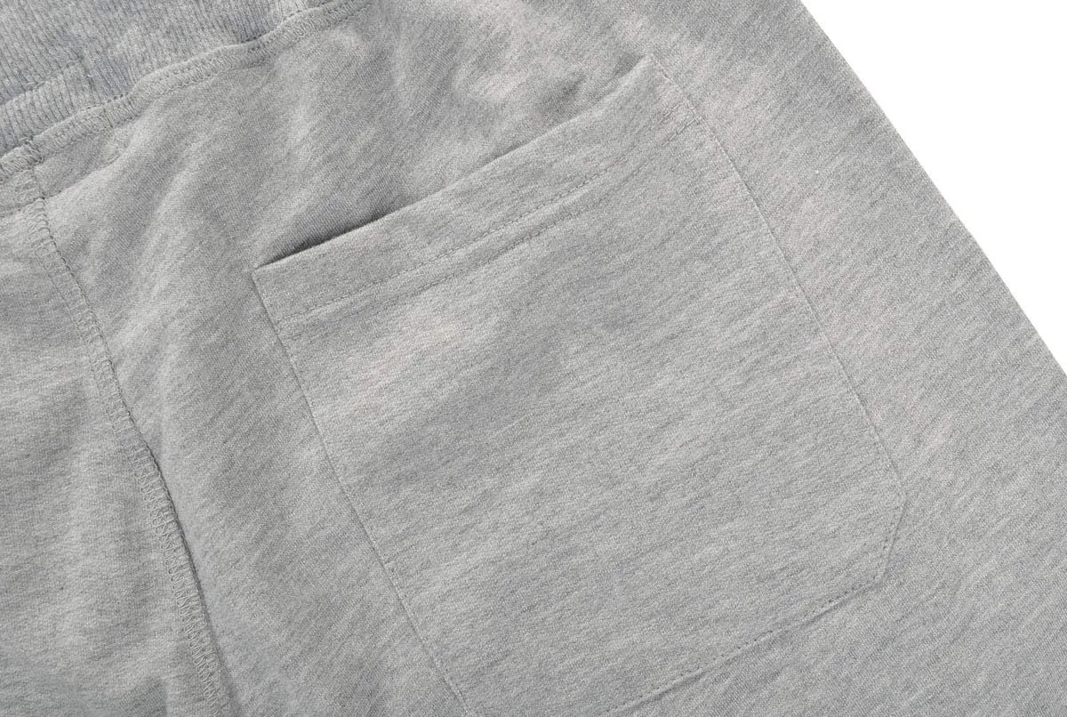 Men's Cotton Shorts Soft Elastic Waist Athletic Shorts with Drawstring for Gym Running Workout Casual