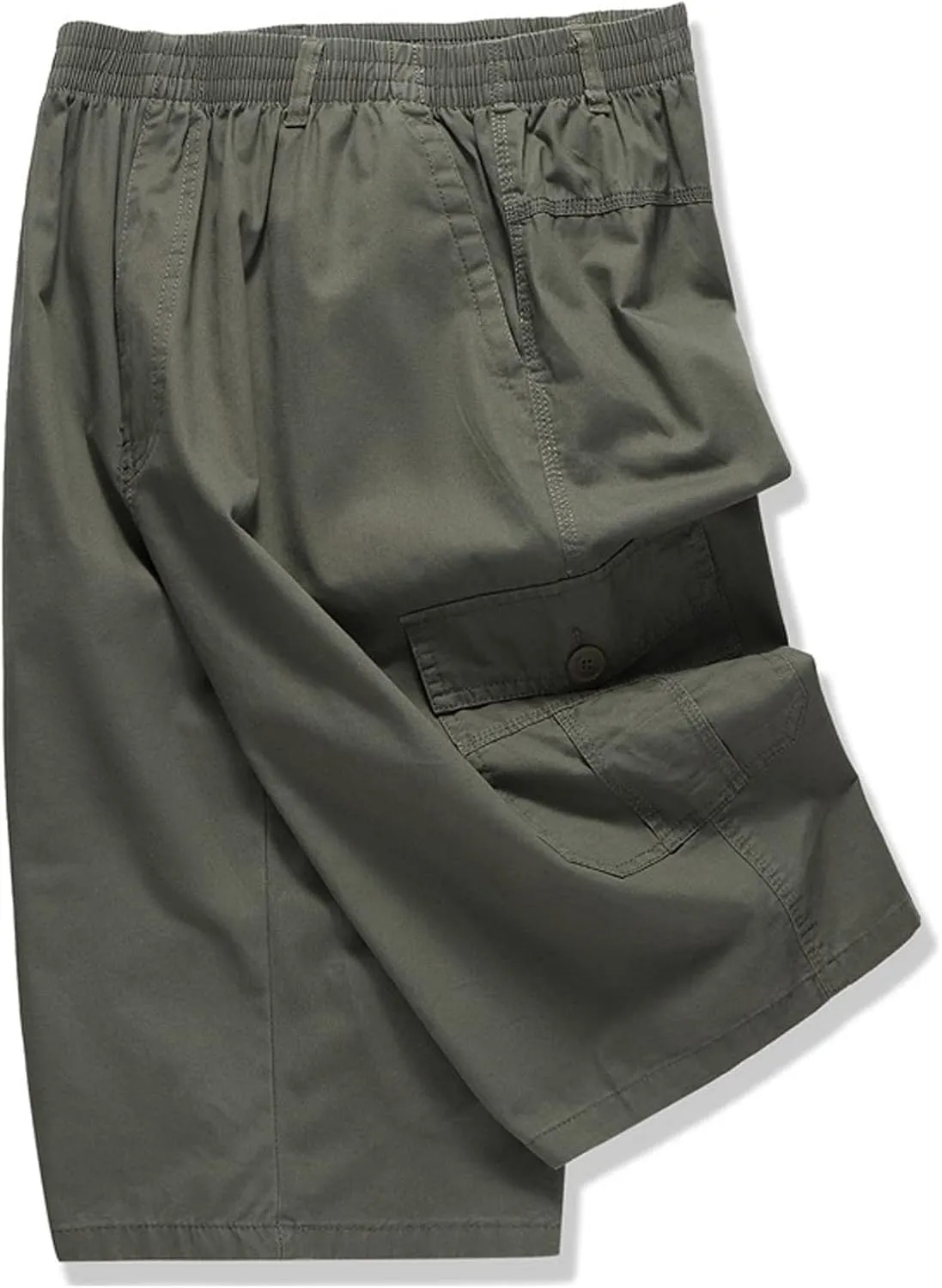 Mens Lightweight Comfy Soft Cotton Shorts Classic Fit Loose Lounge Shorts Summer Fashion Outdoor Active Work Shorts