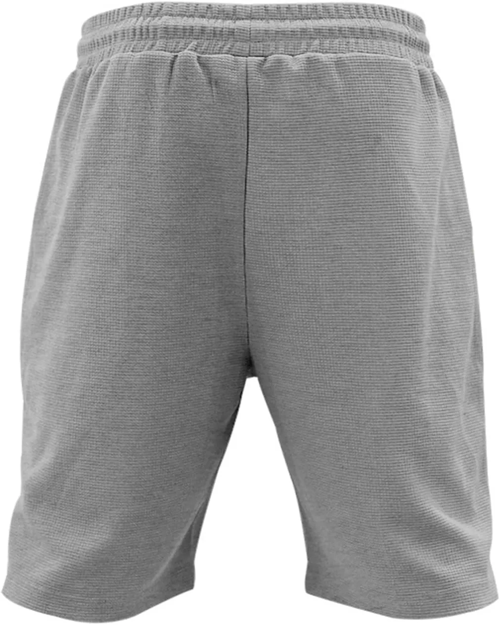 Mens Outdoor Fashion Shorts Waffle Casual Summer Wide Leg Bermuda Shorts with Pockets Elastic Waist Casual Loose Sweat Shorts
