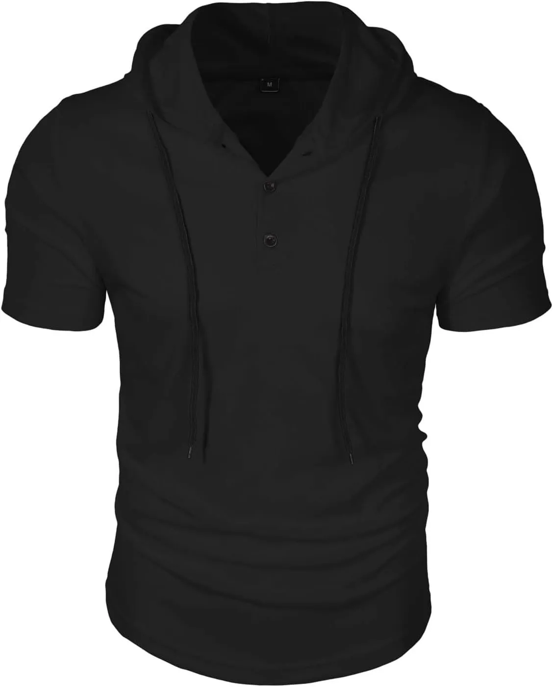 Men's Short Sleeve Hoodie Workout Gym Sweatshirt Stylish V Neck Muscle Athletic Tops Lightweight Sweatshirt Pullover