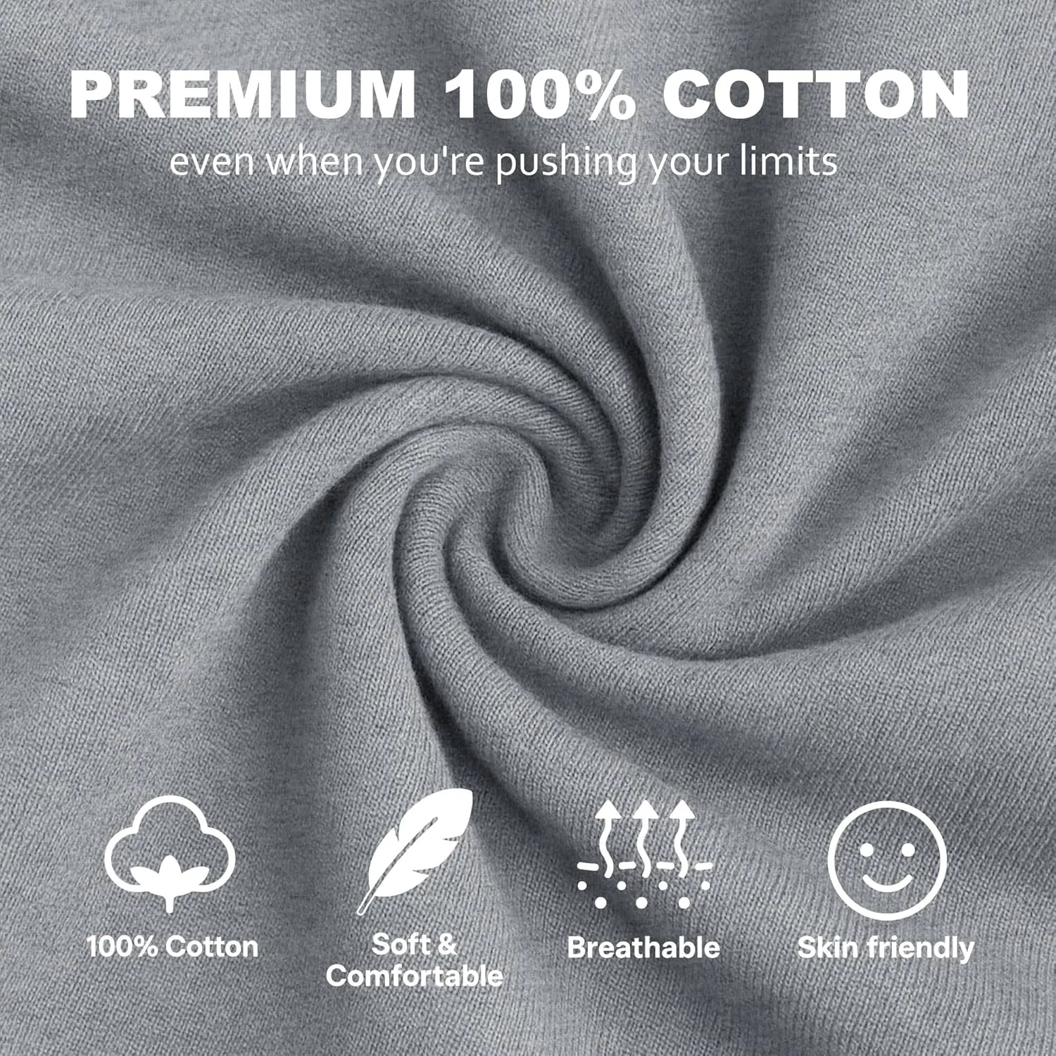 Mens Shorts 100% Cotton with Pockets  Lightweight, Soft Athletic Shorts for Lounge, Sleep, Workout