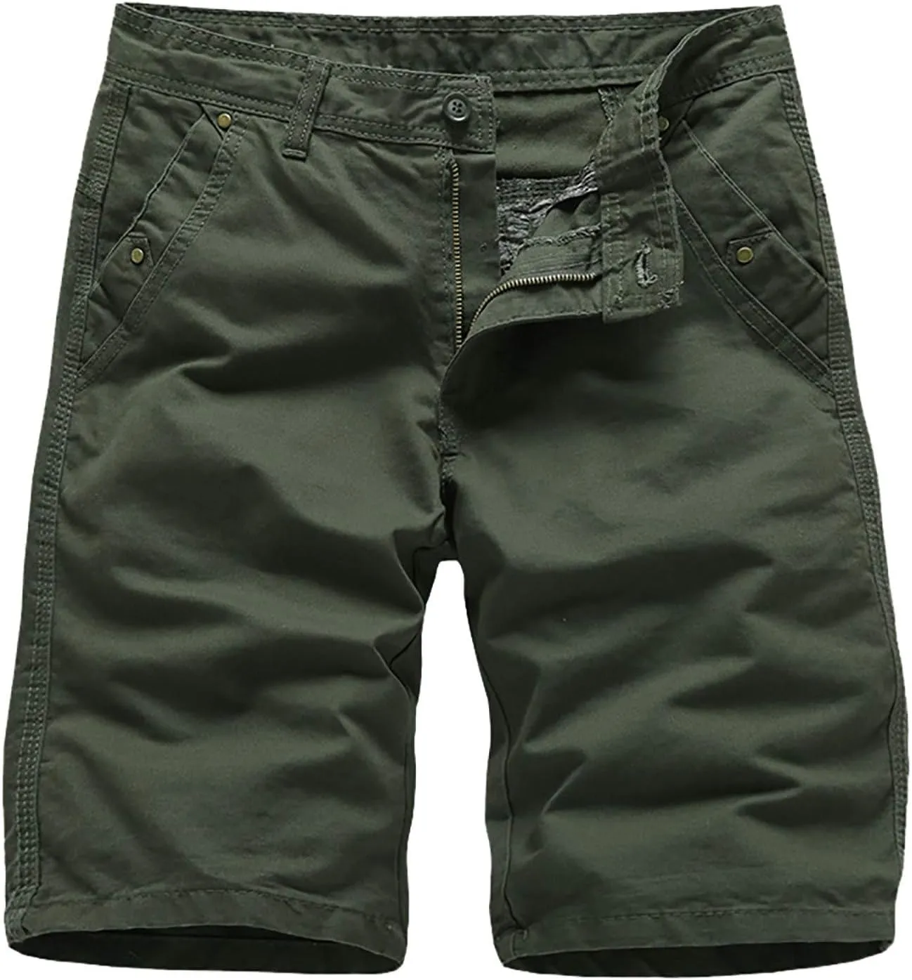 Mens Shorts Casual Big and Tall Cargo Shorts Classic Outdoor Hiking Tactical Pants Casual Sweat Shorts Multi Pockets