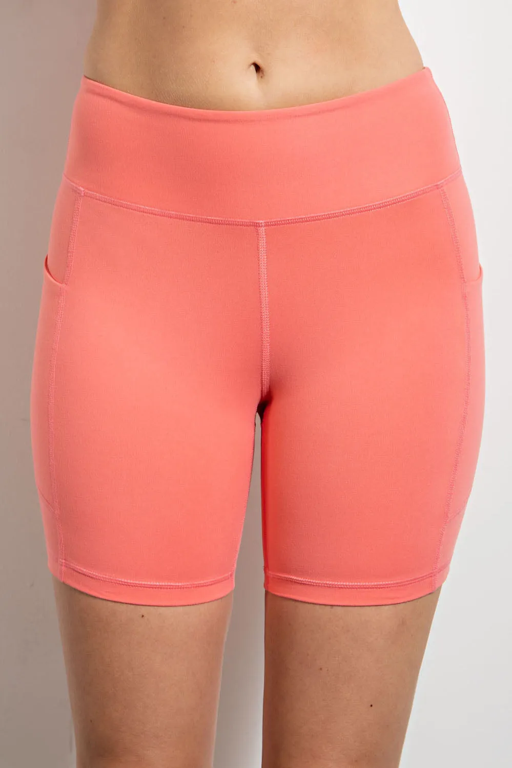 Mid-thigh Biker Shorts