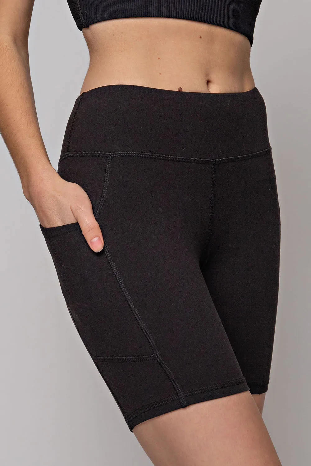 Mid-thigh Biker Shorts
