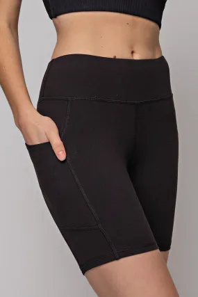 Mid-thigh Biker Shorts