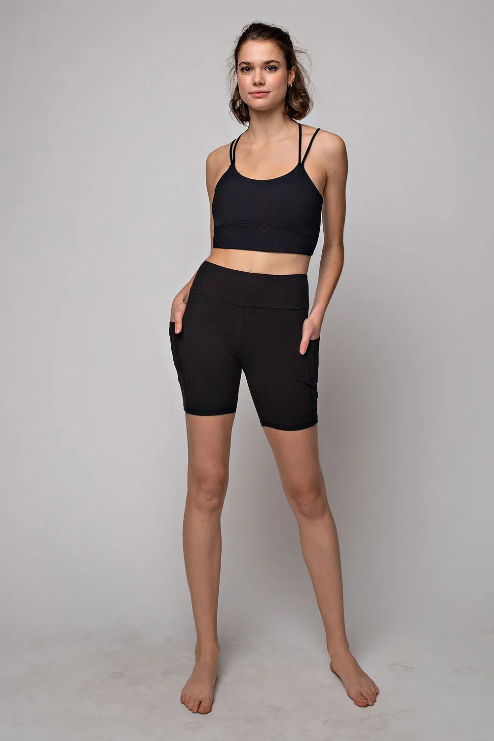 Mid-thigh Biker Shorts