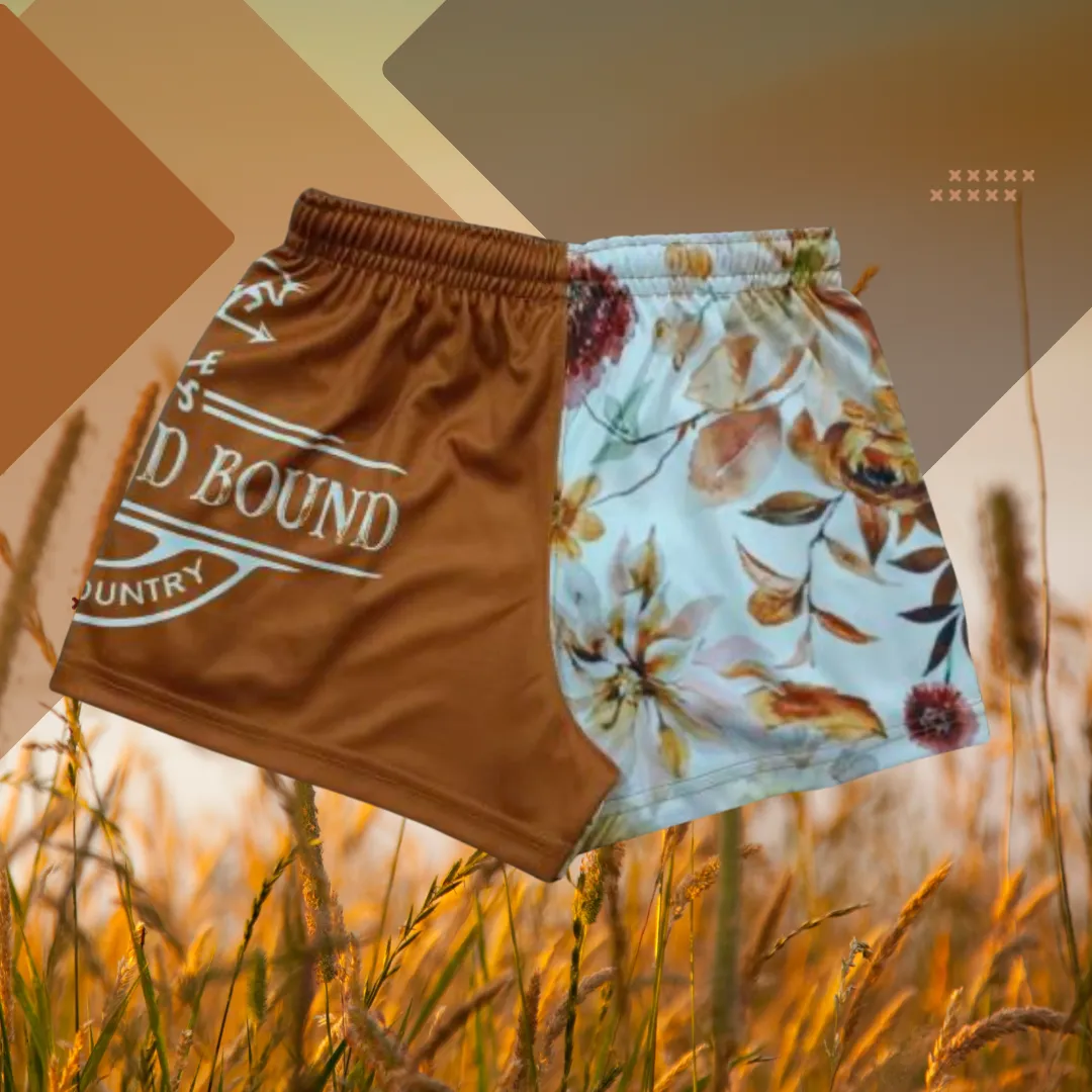 Wildflower- kids Soft Footy Shorts