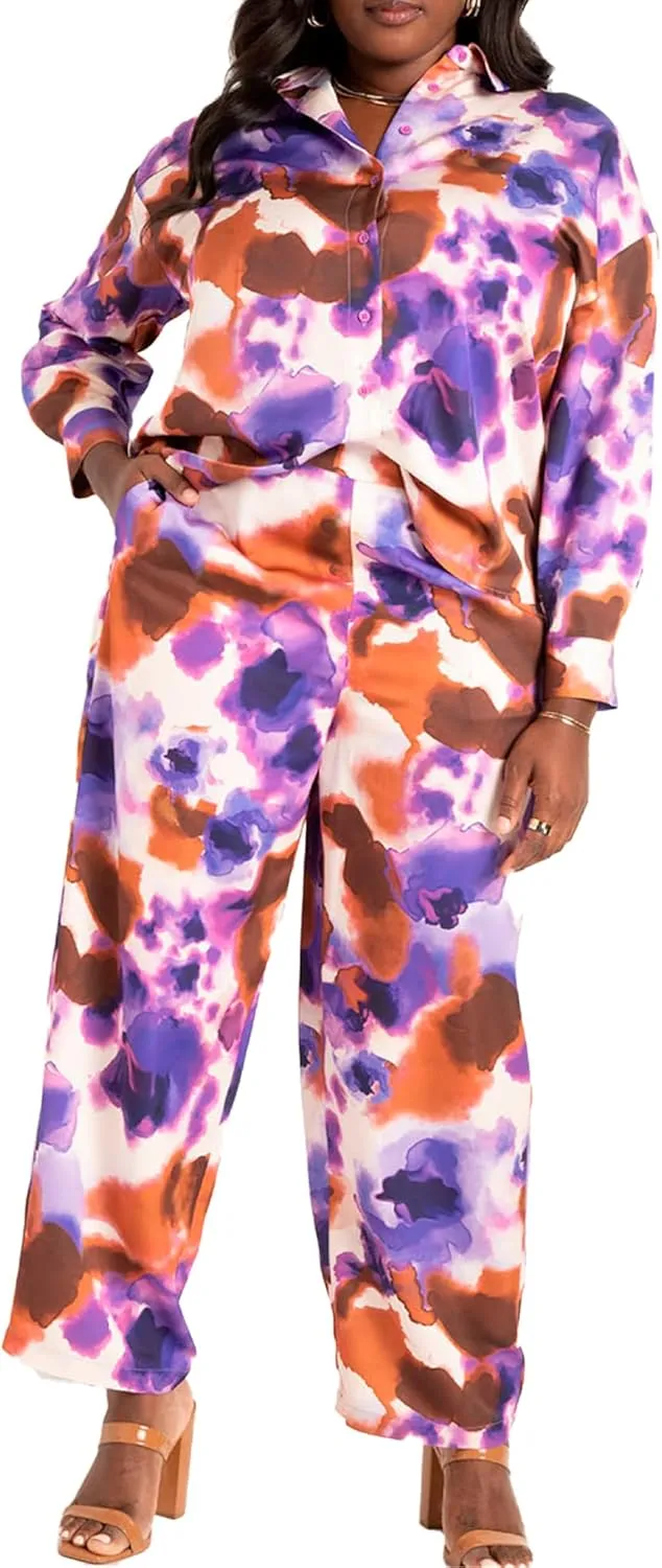Woman Within Women's Plus Size Pintucked Half-Button Tunic