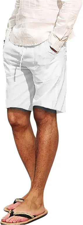 Ymosrh Dress Shorts for Mens Pants Comfortable Soft Pocket Solid Color Shorts Men's Cargo